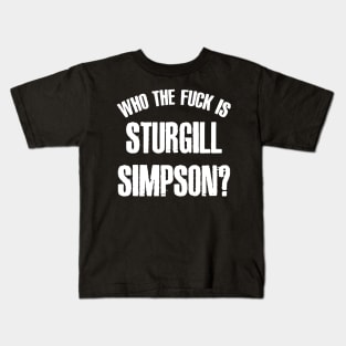 sturgill simpson vs3 Kids T-Shirt